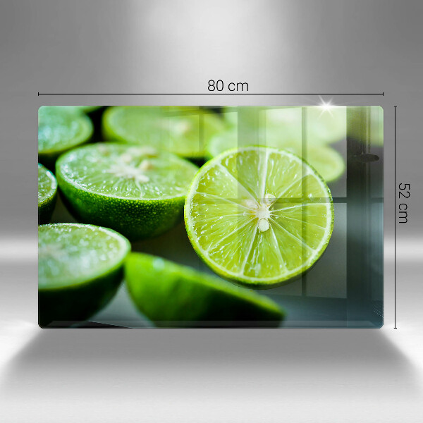 Cache plaque de cuisson Agrumes citron vert