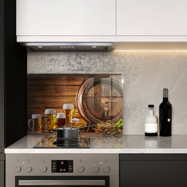 Cache plaque de cuisson Baril de bière