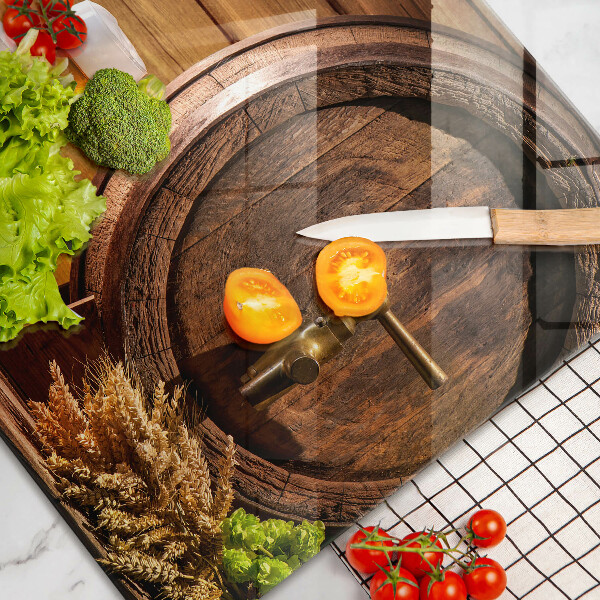 Cache plaque de cuisson Baril de bière