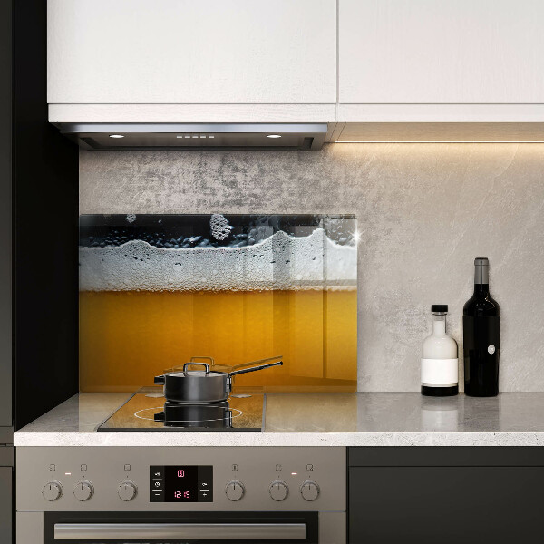 Cache plaque de cuisson Boire de la mousse de bière