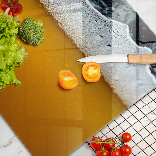 Cache plaque de cuisson Boire de la mousse de bière