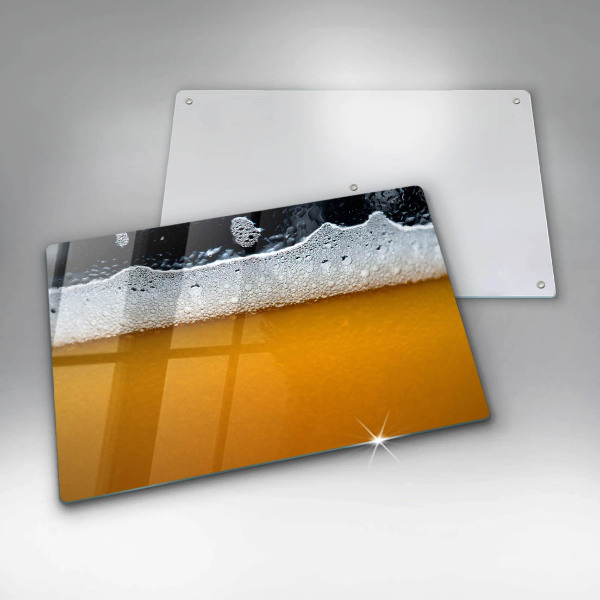 Cache plaque de cuisson Boire de la mousse de bière