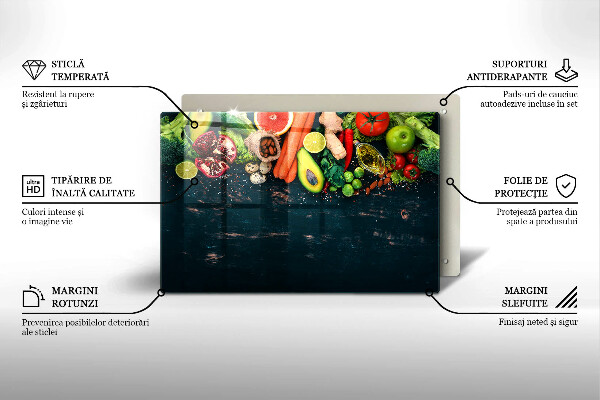 Cache plaque de cuisson Fruits et légumes