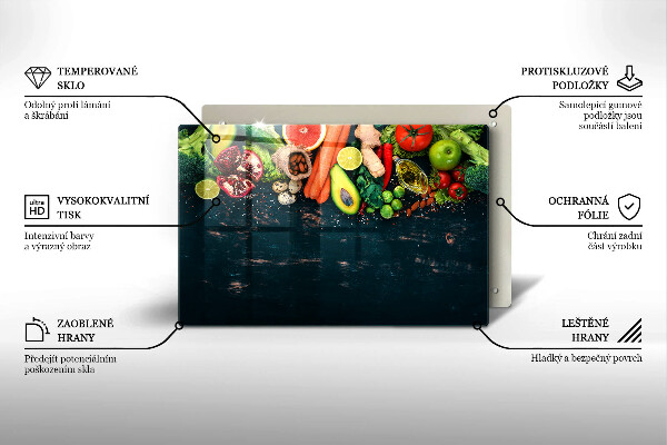 Cache plaque de cuisson Fruits et légumes