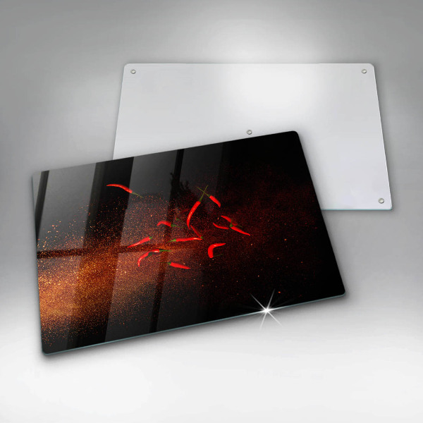 Cache plaque de cuisson Piments forts