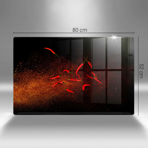 Cache plaque de cuisson Piments forts