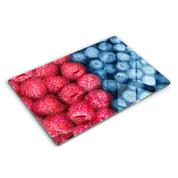Protège plaque de cuisson Fruits de framboise et de myrtille