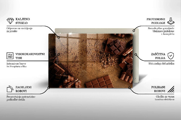 Protège plaque de cuisson Bonbons au chocolat