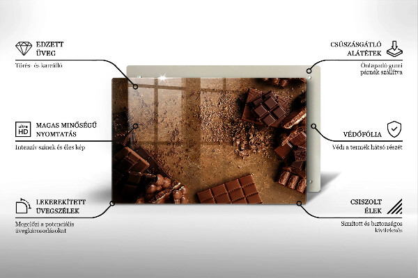 Protège plaque de cuisson Bonbons au chocolat