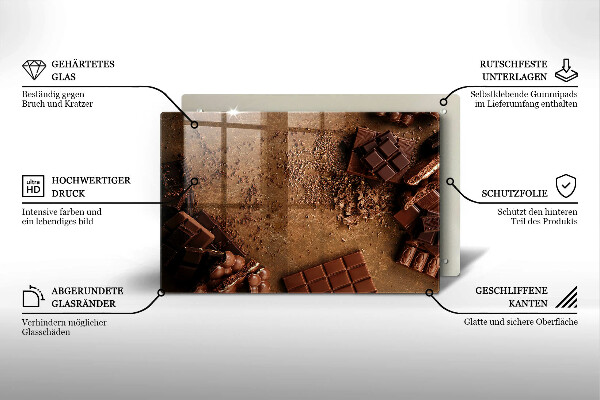 Protège plaque de cuisson Bonbons au chocolat