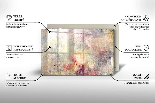 Protection plaque induction Fond de texture de peinture