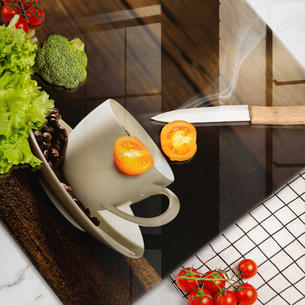 Protection plaque induction Tasse à café en bois