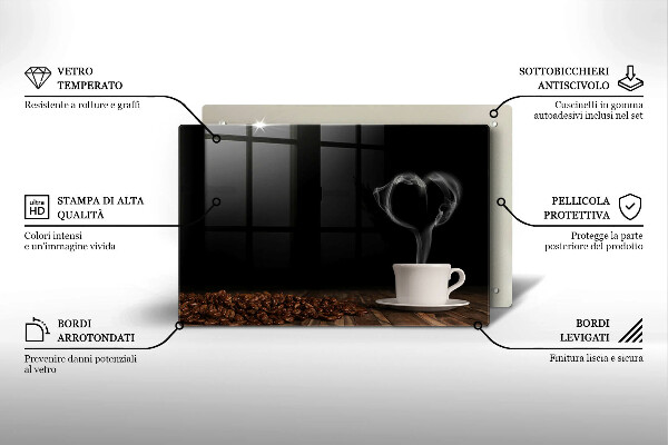 Protection plaque induction Coeur de tasse à café