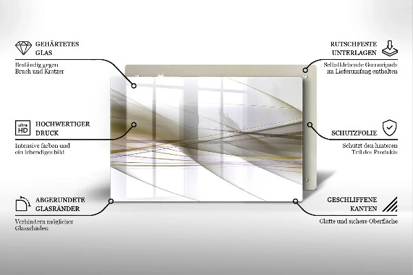 Protection plaque induction Conception de lignes abstraites