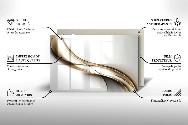 Protection plaque induction Abstraction de lignes douces