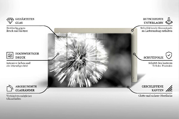 Protection plaque induction Un pissenlit délicat