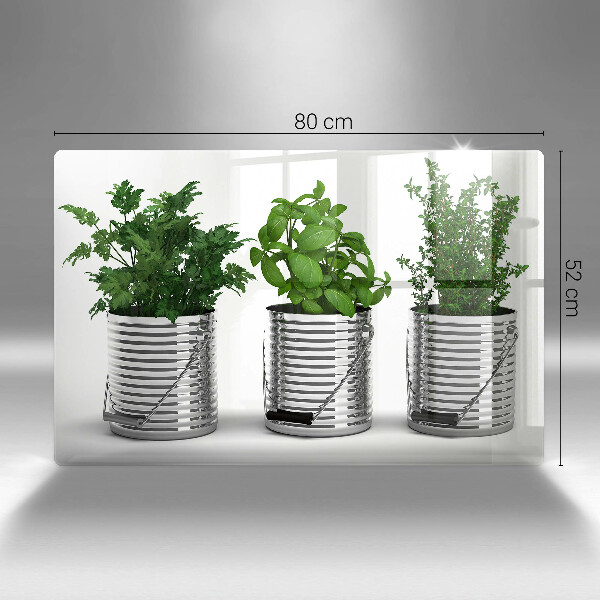 Protection plaque induction Pots de plantes aromatiques