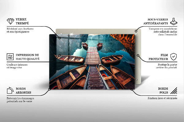 Protection plaque induction Bateaux sur le lac