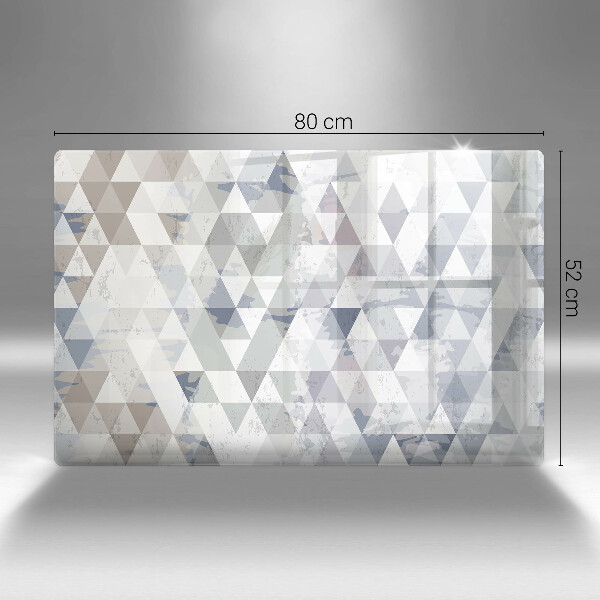 Protection plaque induction Modèle de triangles