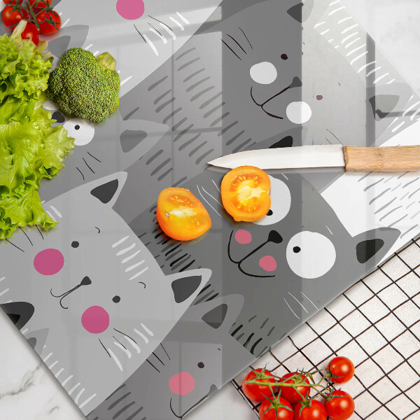 Cache plaque de cuisson Illustration de chats