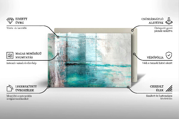 Protection plaque induction Fond d'abstraction de peinture