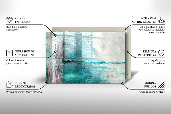 Protection plaque induction Fond d'abstraction de peinture