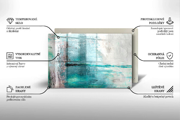 Protection plaque induction Fond d'abstraction de peinture