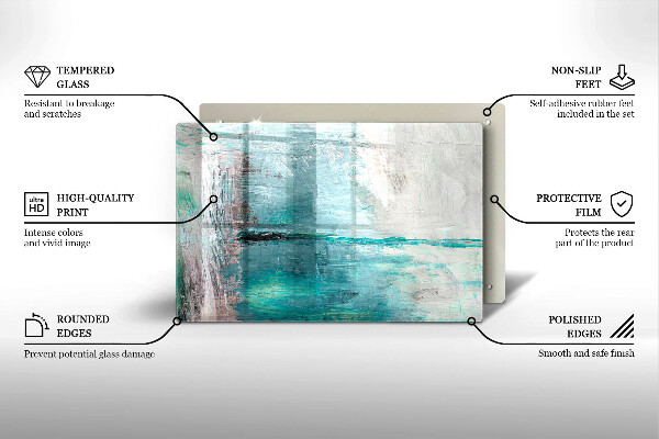 Protection plaque induction Fond d'abstraction de peinture