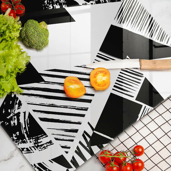 Cache plaque de cuisson Triangles géométriques