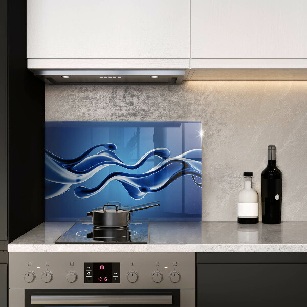 Protège plaque de cuisson Abstraction fluide