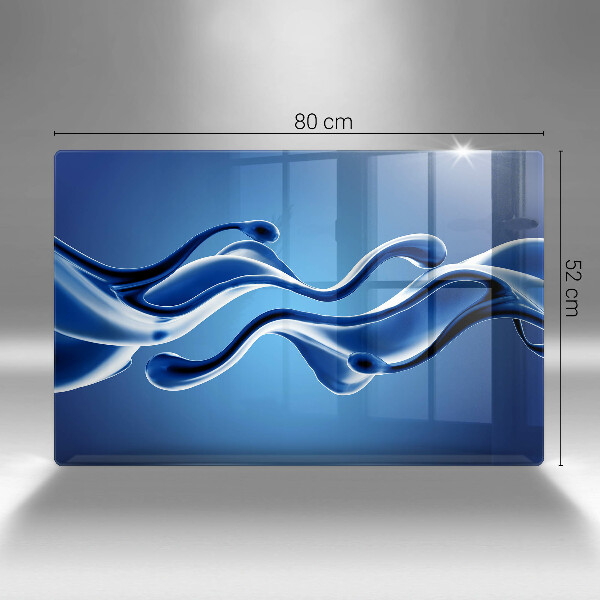 Protège plaque de cuisson Abstraction fluide