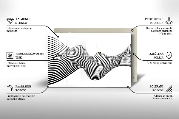 Cache plaque de cuisson Abstraction linéaire