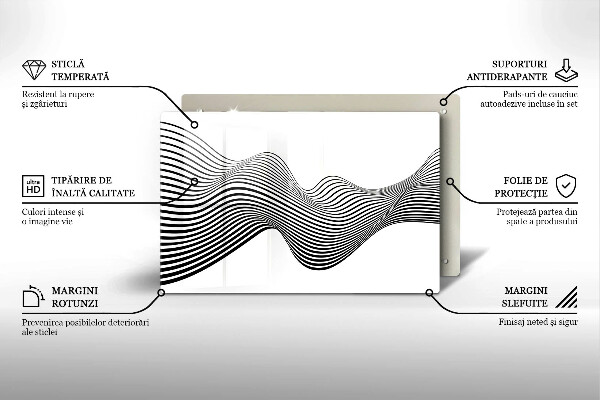 Cache plaque de cuisson Abstraction linéaire
