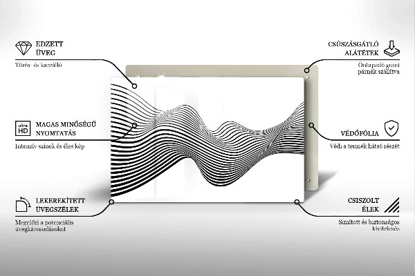 Cache plaque de cuisson Abstraction linéaire