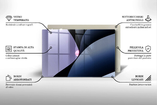 Protection plaque induction Formes abstraites