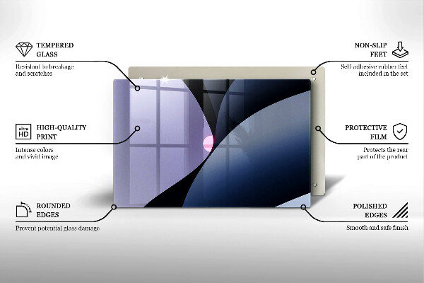 Protection plaque induction Formes abstraites