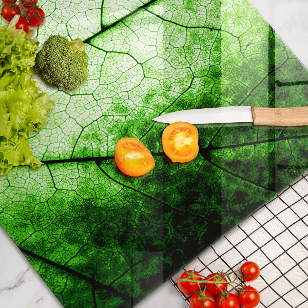 Protection plaque induction Feuille de veine décorative