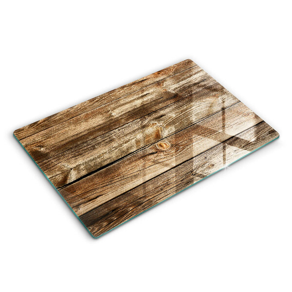 Protection plaque induction Texture de planche de bois