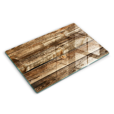 Protection plaque induction Texture de planche de bois