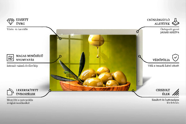 Protection plaque induction Olives savoureuses