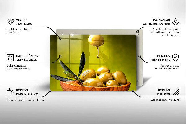 Protection plaque induction Olives savoureuses