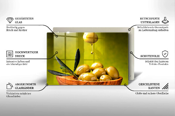 Protection plaque induction Olives savoureuses