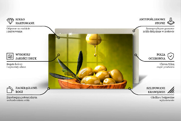 Protection plaque induction Olives savoureuses