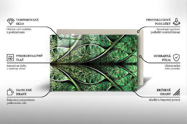 Protection plaque induction Structure des nervures des feuilles