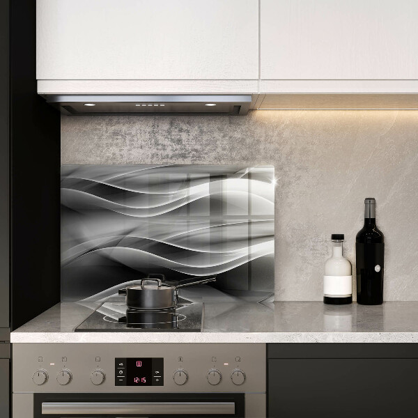 Protection plaque induction Lignes abstraites de fumée