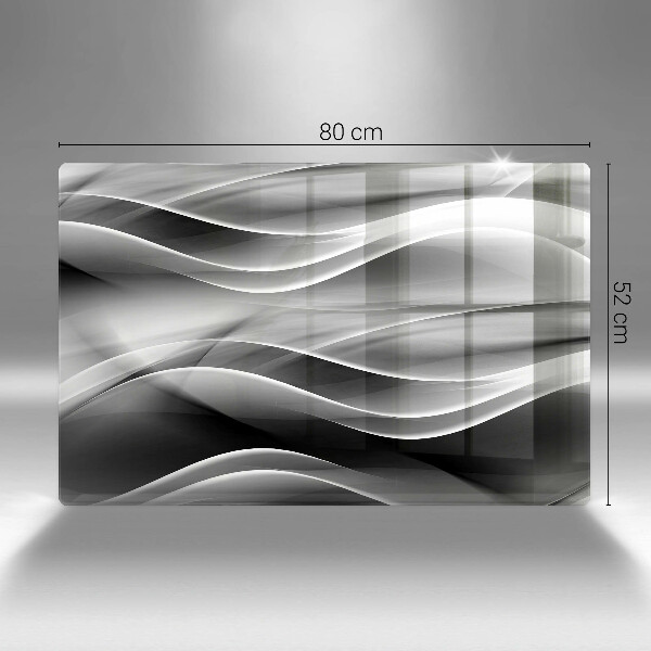 Protection plaque induction Lignes abstraites de fumée
