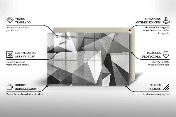 Protection plaque induction Abstraction concrète et nette