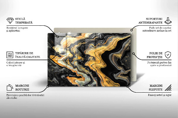 Cache plaque de cuisson Structure abstraite