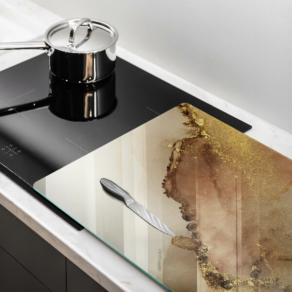 Cache plaque de cuisson Abstraction de l'or