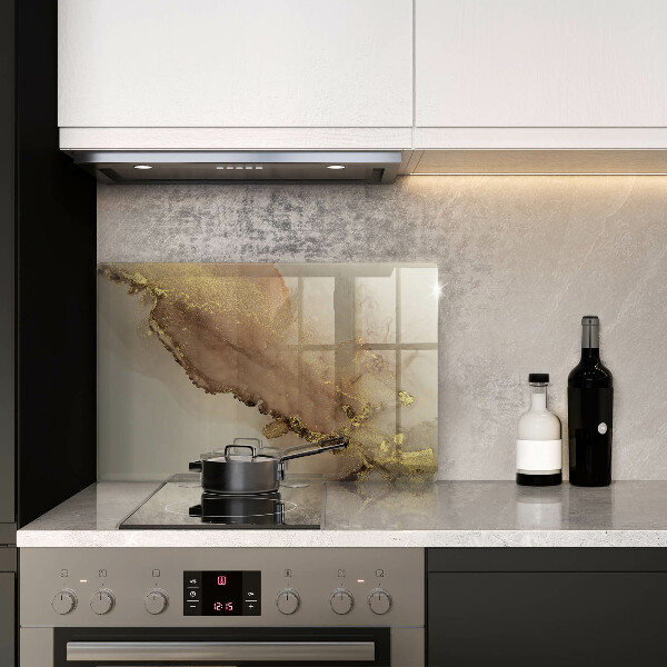 Cache plaque de cuisson Abstraction de l'or